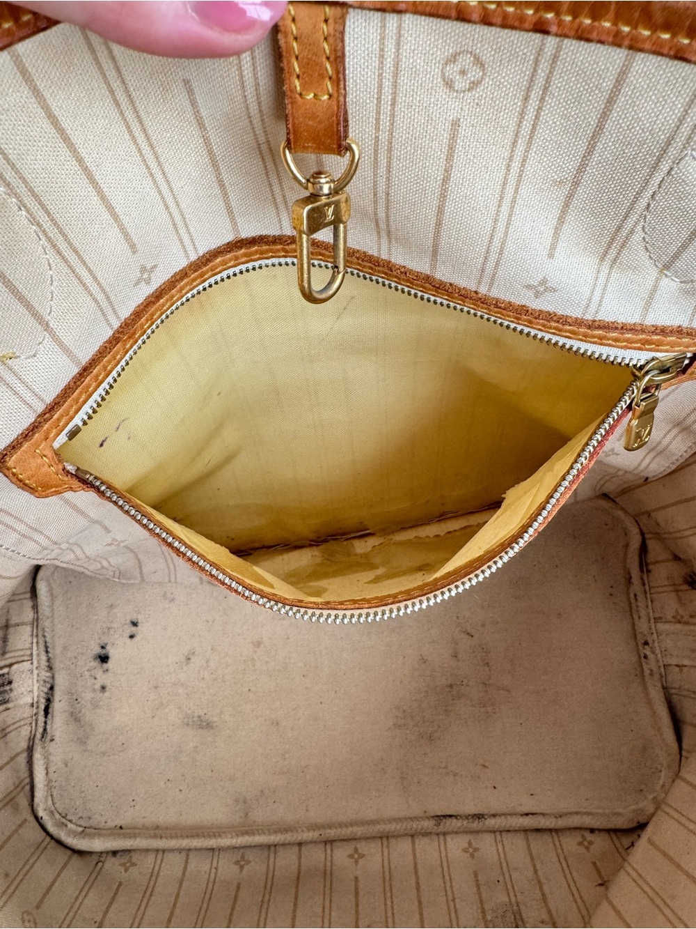 ✅AUTH✅LOUIS VUITTON NEVERFULL MM AZUR - Picture 16 of 16